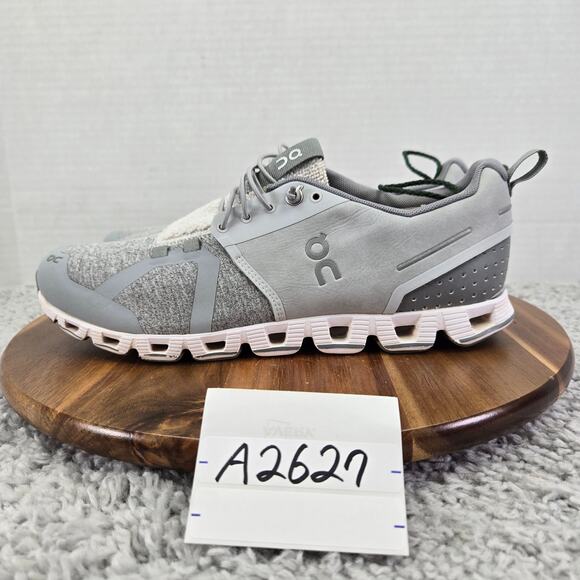 On Running Shoes - On Running Cloud 5 Terry Grey Athletic Casual Gym Daily Running Shoe Womens 9.5